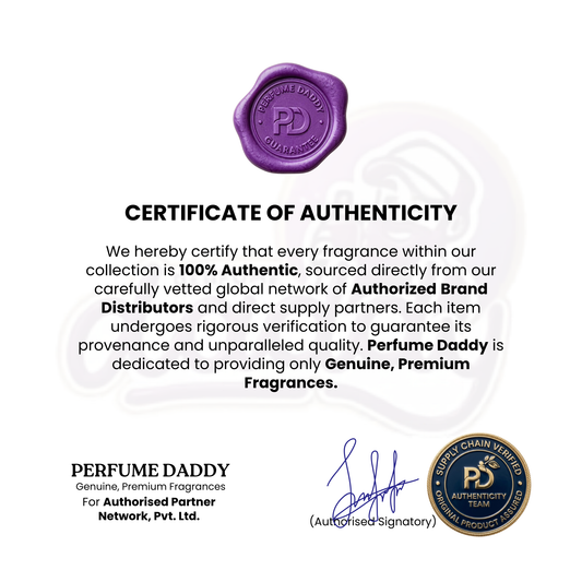 Guaranteed 100% Authentic - Sourced from Authorized Distributors | PerfumeDaddy.pk