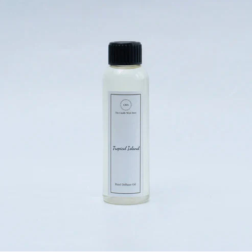 Candle Wick Store Tropical Island Diffuser Refill Oil 120ml Fragrance Notes and Details