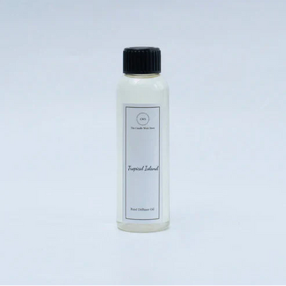 Candle Wick Store Tropical Island Diffuser Refill Oil 120ml Fragrance Notes and Details
