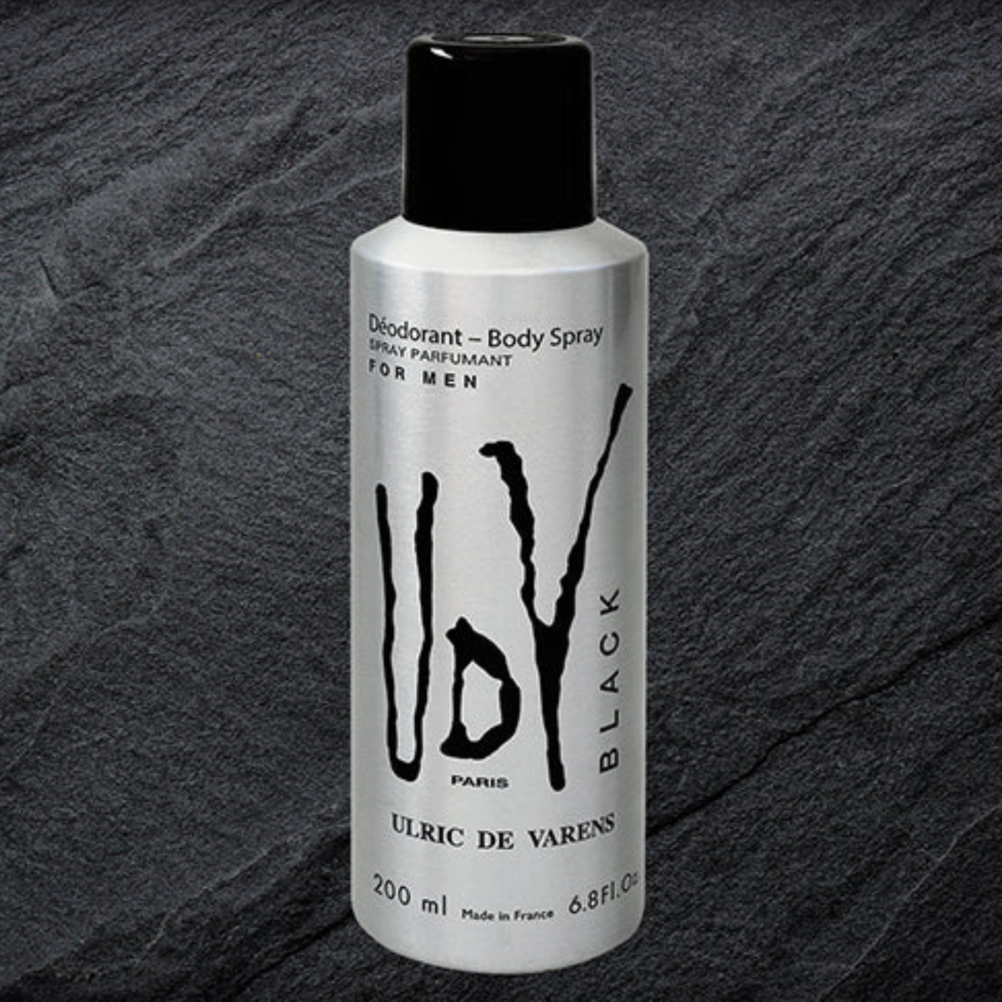 Ulric De Varens Body Spray For Men 200ml Bottle and Packaging