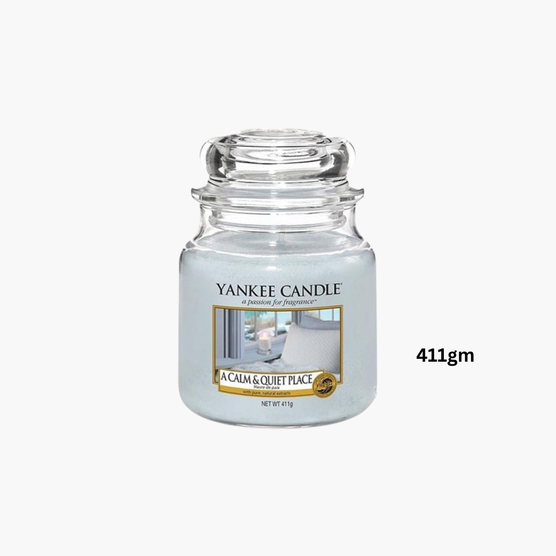 Yankee Candles Yankee A Calm & Quiet Place Scented Candle Back View
