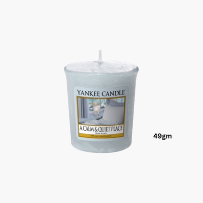 Yankee Candles Yankee A Calm & Quiet Place Scented Candle Close-Up View