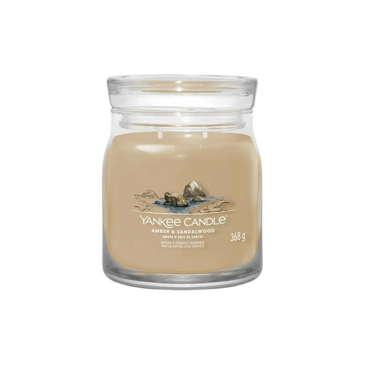 Yankee Candles Yankee Amber & Sandalwood Scented Candle - Buy in Pakistan | Perfume Daddy
