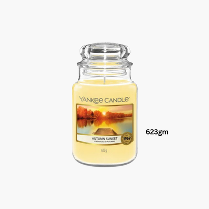 Yankee Candles Yankee Autumn Sunset Scented Candle Fragrance Notes and Details
