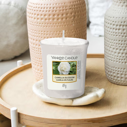 Yankee Candles Yankee Camellia Blossom Scented Candle - Buy in Pakistan | Perfume Daddy