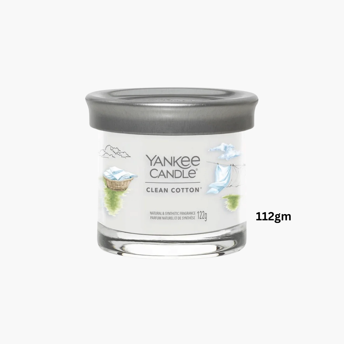 Yankee Candles Yankee Clean Cotton Scented Candle Close-Up View