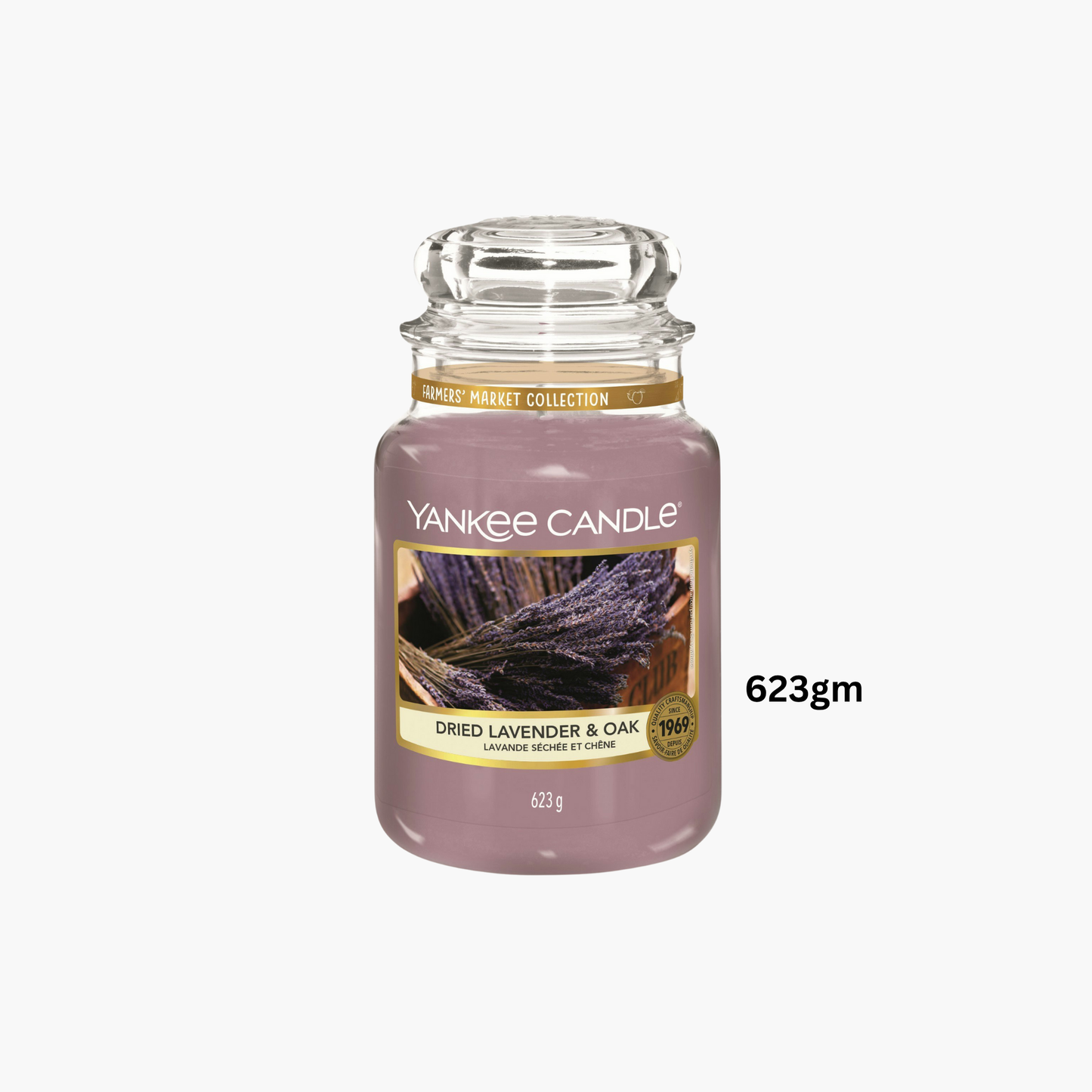 Yankee Candles Yankee Dried Lavender & Oak Scented Candle 623gm - Buy in Pakistan | Perfume Daddy