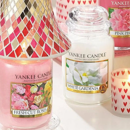 Yankee Candles Yankee Fresh Cut Roses Scented Candle Fragrance Notes and Details