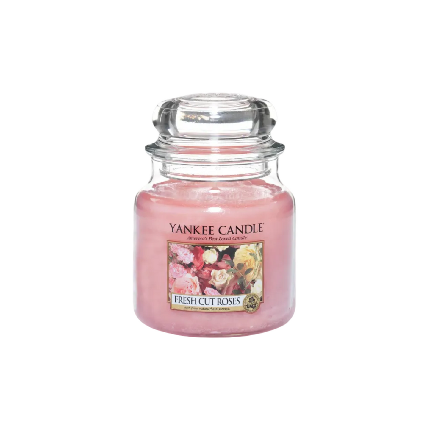 Yankee Candles Yankee Fresh Cut Roses Scented Candle - Buy in Pakistan | Perfume Daddy