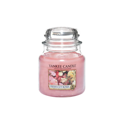 Yankee Candles Yankee Fresh Cut Roses Scented Candle - Buy in Pakistan | Perfume Daddy
