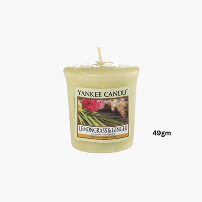 Yankee Candles Yankee Lemongrass & Ginger Scented Candle Fragrance Notes and Details