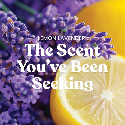 Yankee Candles Yankee Lemon Lavender Scented Candle Bottle and Packaging
