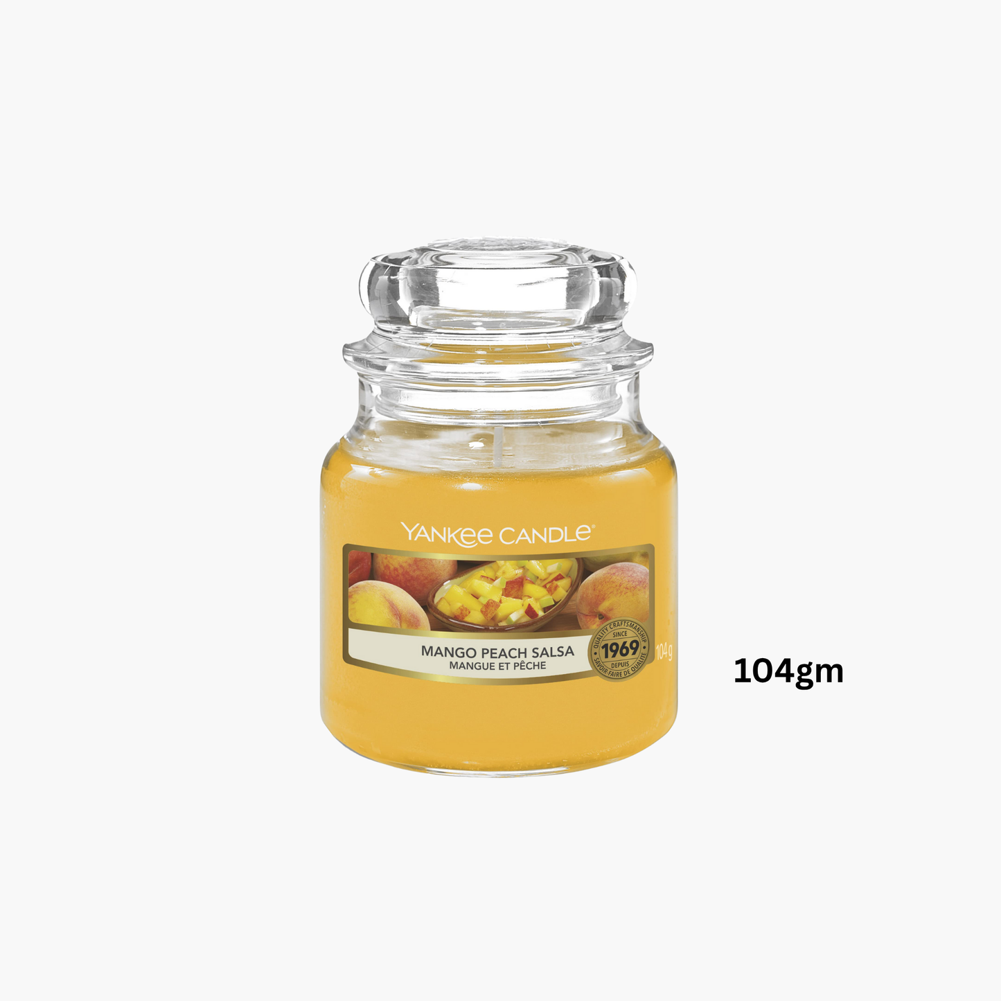 Yankee Candles Yankee Mango Peach Salsa Scented Candle 104gm - Buy in Pakistan | Perfume Daddy