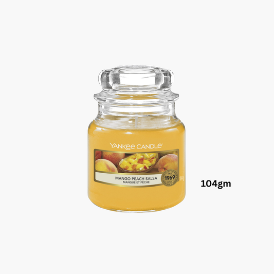 Yankee Candles Yankee Mango Peach Salsa Scented Candle 104gm - Buy in Pakistan | Perfume Daddy