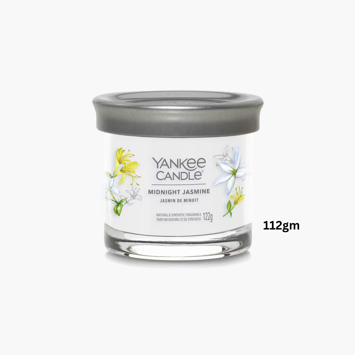 Yankee Candles Yankee Midnight Jasmine Scented Candle Side View