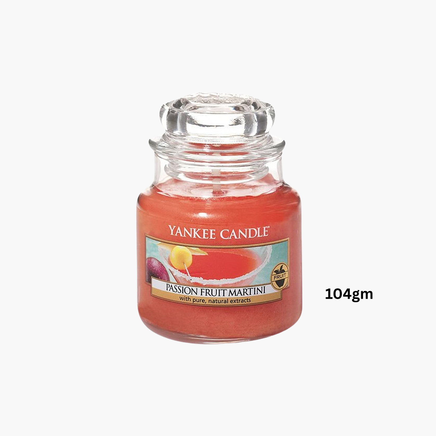 Yankee Candles Yankee Passion Fruit Martini Scented Candle Close-Up View