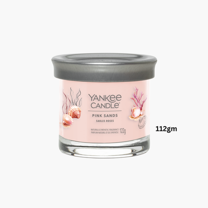 Yankee Candles Yankee Pink Sands Scented Candle Bottle and Packaging