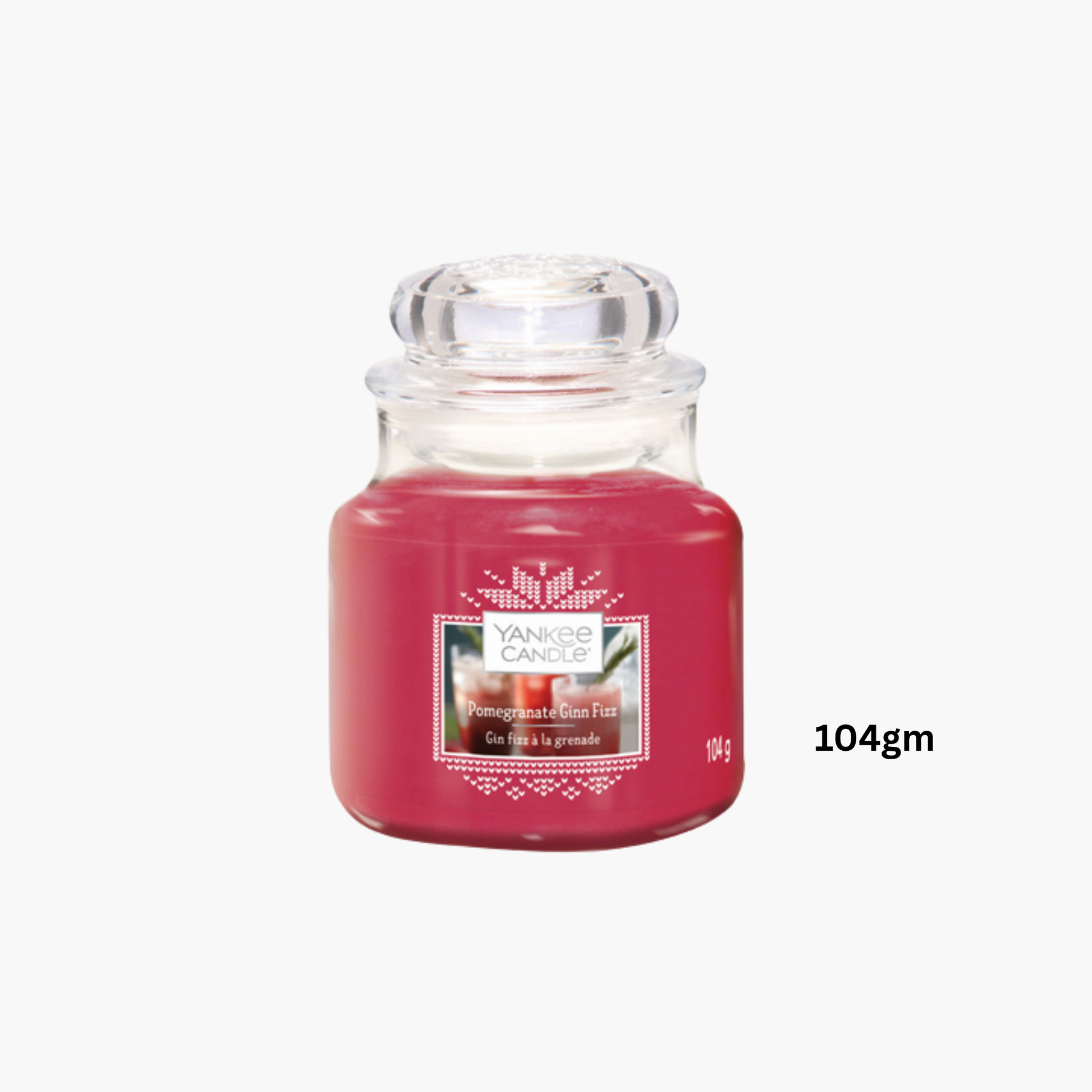 Yankee Candles Yankee Pomegranate Gin Fizz Scented Candle 104gm - Buy in Pakistan | Perfume Daddy