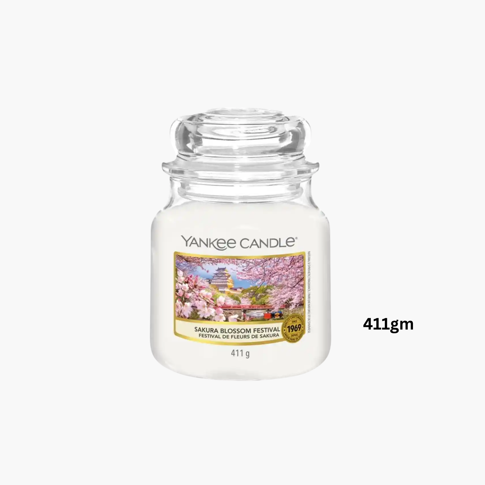 Yankee Candles Yankee Sakura Blossom Festival Scented Candle 411gm - Buy in Pakistan | Perfume Daddy