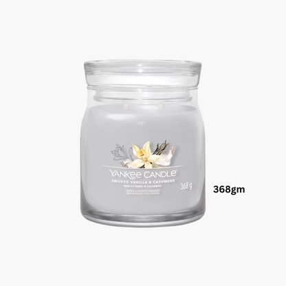 Yankee Candles Yankee Smoked Vanilla & Cashmere Scented Candle Fragrance Notes and Details