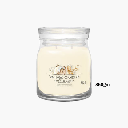 Yankee Candles Yankee Soft Wool & Amber Scented Candle Fragrance Notes and Details