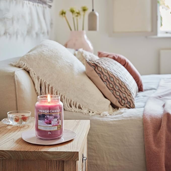 Yankee Candles Yankee Sweet Plum Sake Scented Candle Fragrance Notes and Details