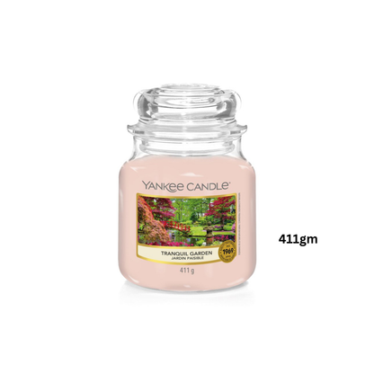 Yankee Candles Yankee Tranquil Garden Scented Candle Close-Up View