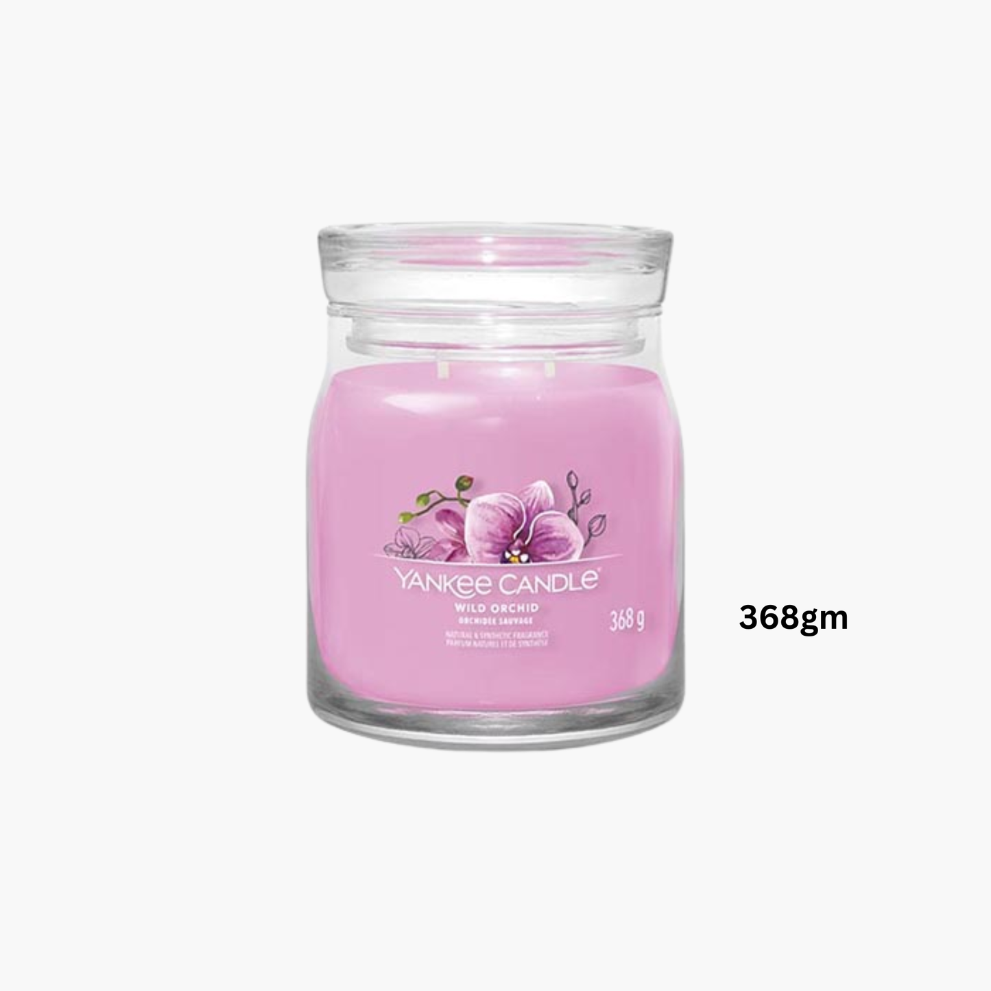 Yankee Candles Yankee Wild Orchid Scented Candle Close-Up View
