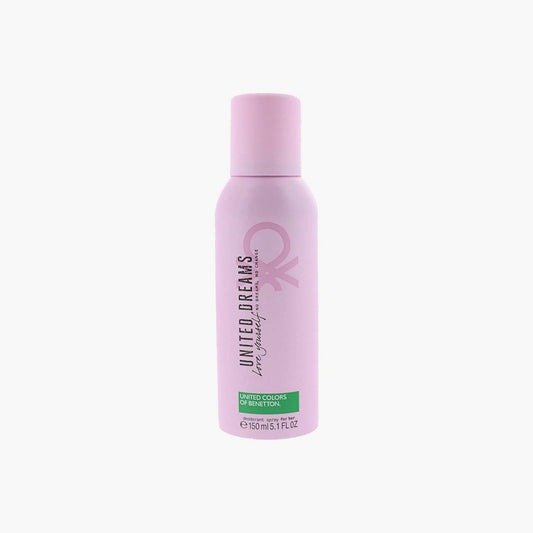 Benetton United Dreams Love Yourself Deodorant Spray For Her 150Ml