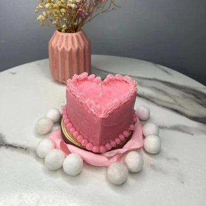 Candle Wick Store Cake Candle Close-Up View