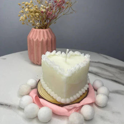 Candle Wick Store Cake Candle Back View