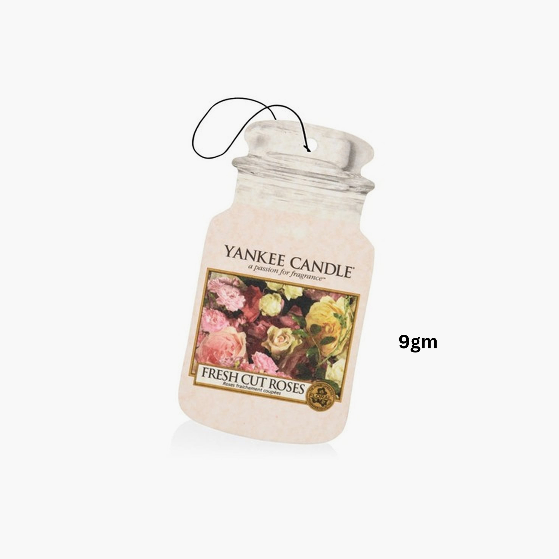 Yankee Candles Yankee Fresh Cut Roses Ultimate Car Jar Scented Candle 9gm - Buy in Pakistan | Perfume Daddy