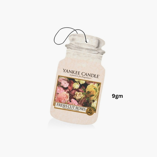 Yankee Candles Yankee Fresh Cut Roses Ultimate Car Jar Scented Candle 9gm - Buy in Pakistan | Perfume Daddy