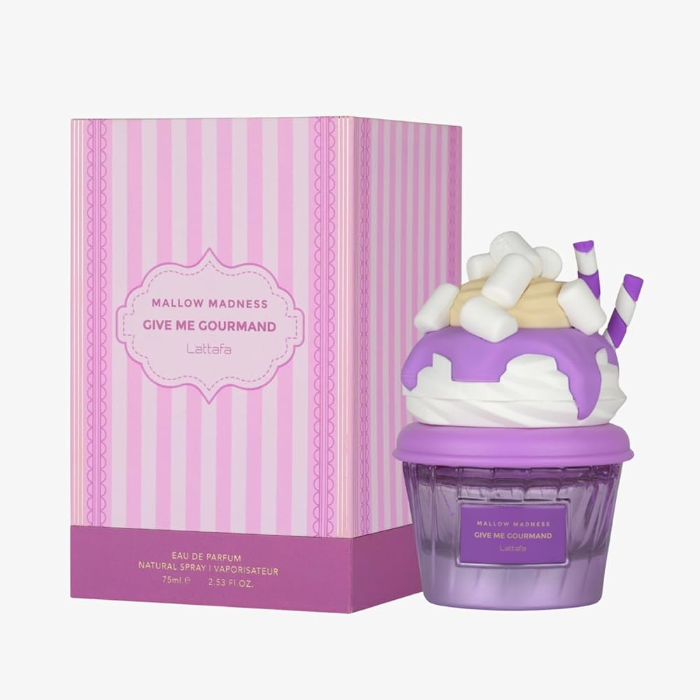 lattafa give me gourmand mallow madness with box