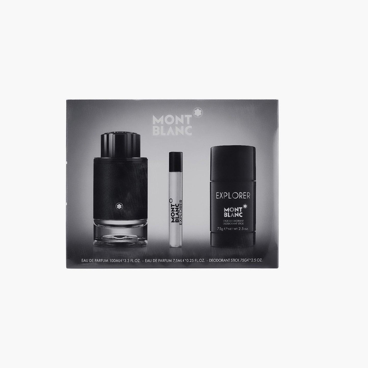 Mont Blanc Explorer Men 3 Piece Gift Set