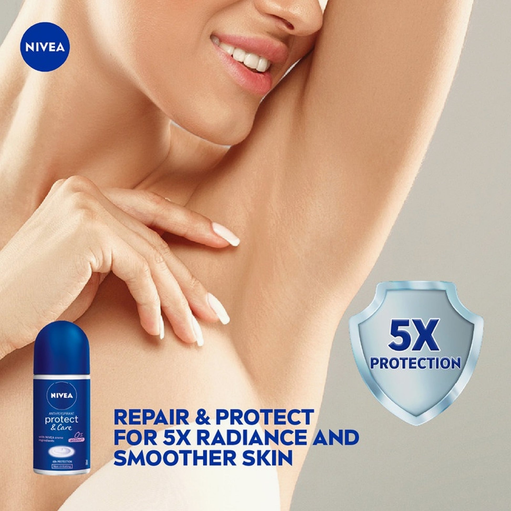 Nivea 48H Protect & Care Anti-Perspirant Roll On For Women 50ml Reviews