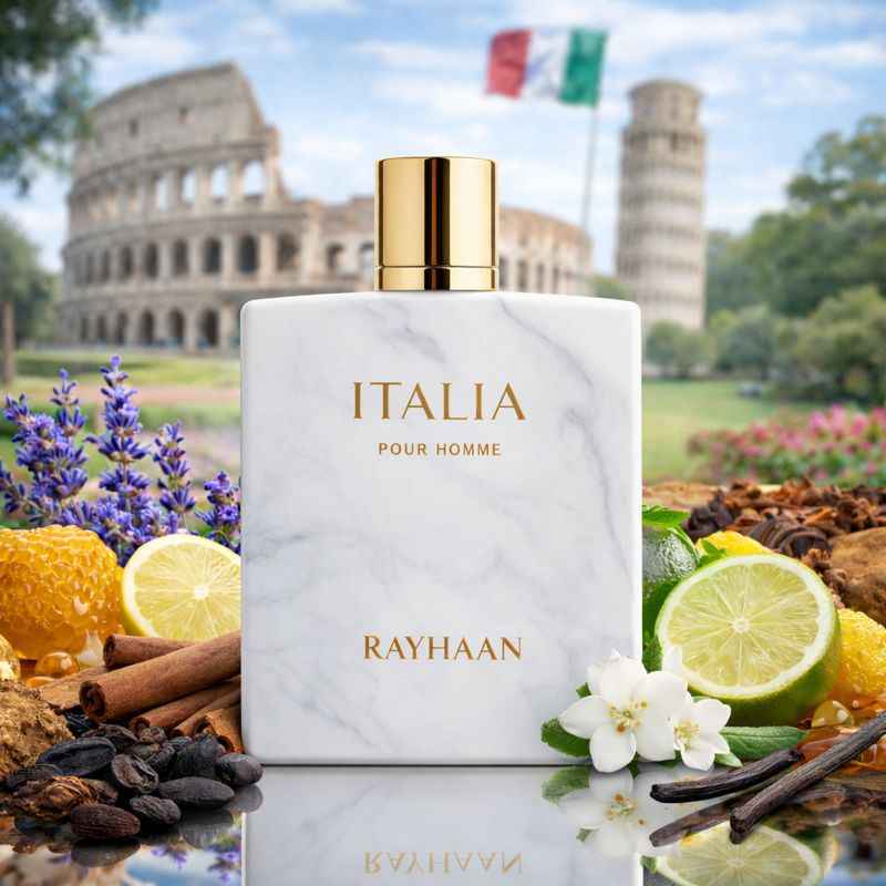 Rayhaan Perfumes Rayhaan Italia Eau De Parfum For Men 100ml Close-Up View