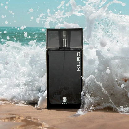 Ajmal Kuro Eau De Parfum For Men 90ml Bottle and Packaging